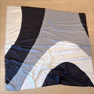 Kate Spade Black and Gray Scarf